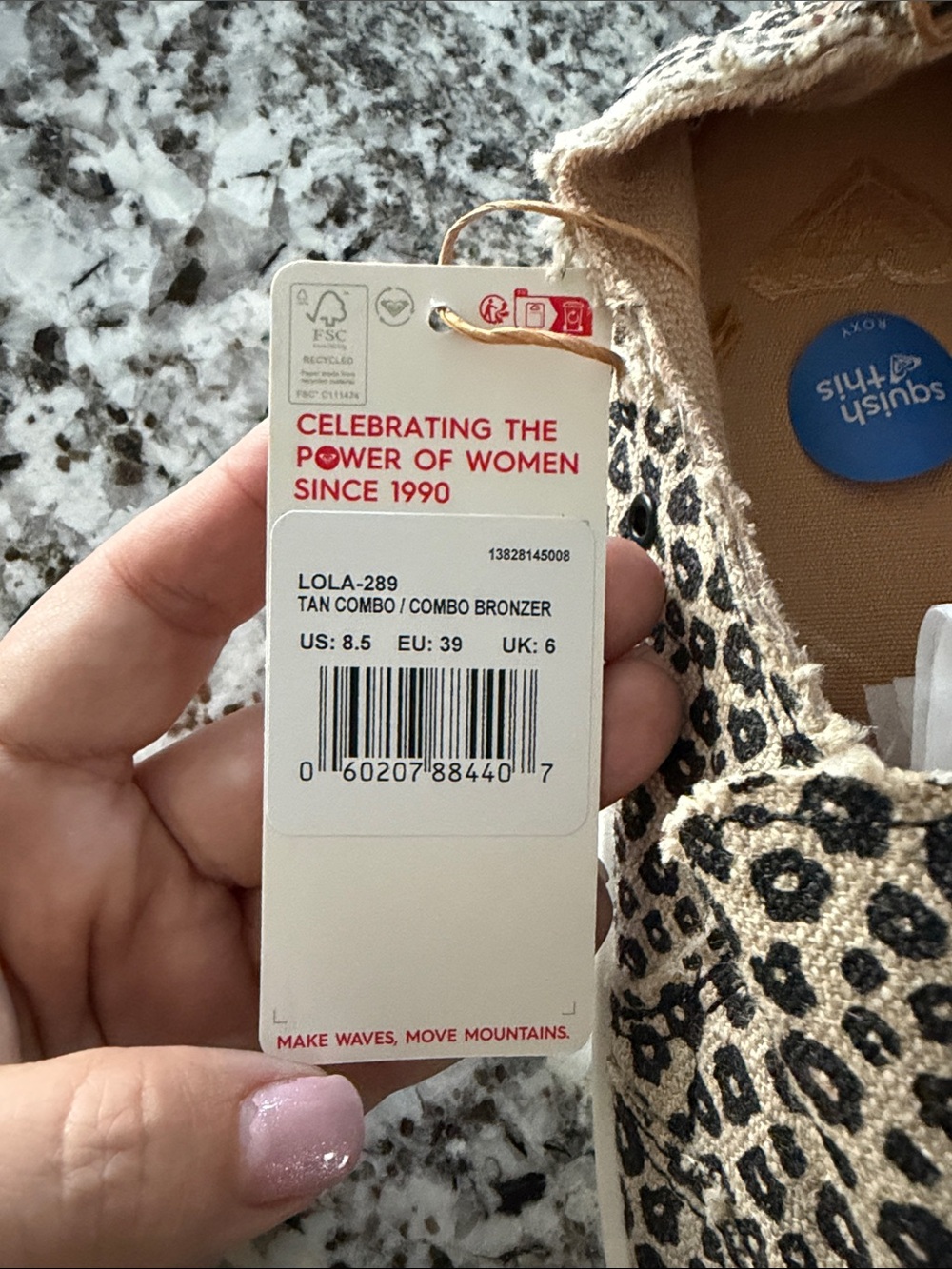 NWT Roxy Leopard Slip Ons - Picture 4 of 4